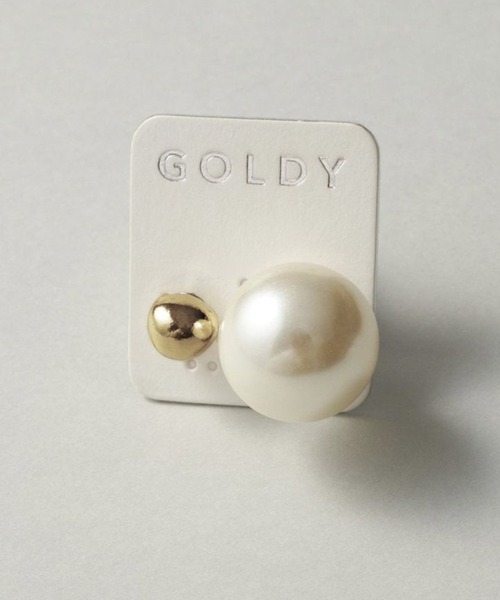 GOLDY(ゴールディ)の「【GOLDY】ビッグ パール 2WAY ピアス 1251010(ピアス(両耳用)・レディース・シルバー/シルバー系その他/ゴールド/ゴールド系その他2・FREE)」の4枚目の写真