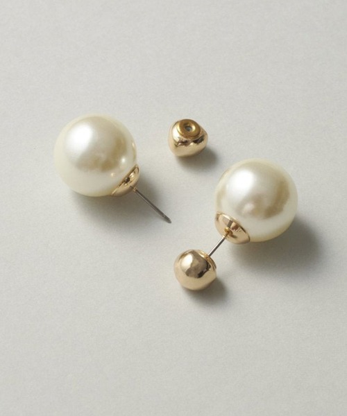 GOLDY(ゴールディ)の「【GOLDY】ビッグ パール 2WAY ピアス 1251010(ピアス(両耳用)・レディース・シルバー/シルバー系その他/ゴールド/ゴールド系その他2・FREE)」の12枚目の写真