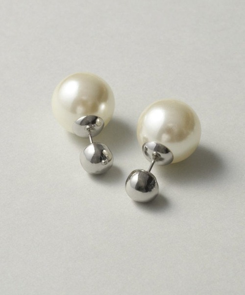 GOLDY(ゴールディ)の「【GOLDY】ビッグ パール 2WAY ピアス 1251010(ピアス(両耳用)・レディース・シルバー/シルバー系その他/ゴールド/ゴールド系その他2・FREE)」の6枚目の写真