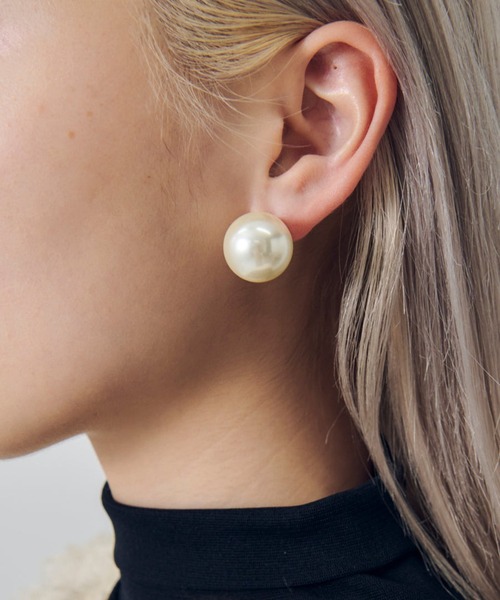 GOLDY(ゴールディ)の「【GOLDY】ビッグ パール 2WAY ピアス 1251010(ピアス(両耳用)・レディース・シルバー/シルバー系その他/ゴールド/ゴールド系その他2・FREE)」の7枚目の写真