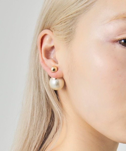 GOLDY(ゴールディ)の「【GOLDY】ビッグ パール 2WAY ピアス 1251010(ピアス(両耳用)・レディース・シルバー/シルバー系その他/ゴールド/ゴールド系その他2・FREE)」の15枚目の写真