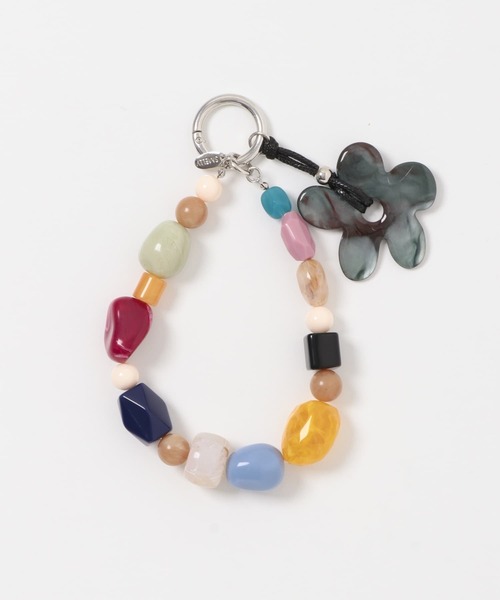 SMELLY（スメリー）の「フラワーモチーフカラフルキーチェーン（キーホルダー・レディース・ブラウン系その他/ブルー系その他・-）」の14枚目の写真