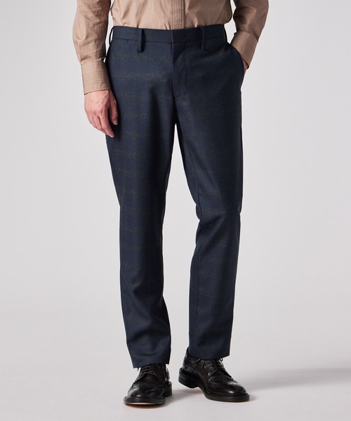 Paul Smith(ポールスミス)の「オンブレチェック テーパード トラウザーズ / 253158 UBP01(スラックス・メンズ・ネイビー/ダークグレー・SMALL/MEDIUM/LARGE/X-LARGE/XX-LARGE)」の14枚目の写真
