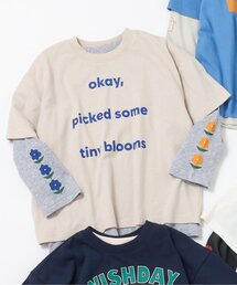 BREEZE（ブリーズ）の「【2Pセット ジュニア対応】3way袖プリントTシャツ（Tシャツ/カットソー）」