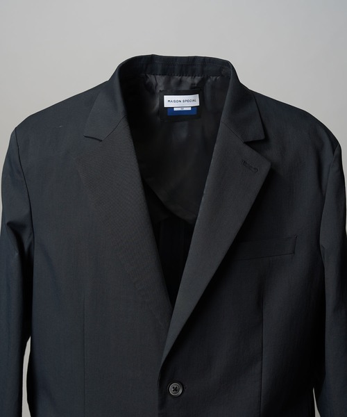 maison special セットアップ　ブラック　0 MAISON SPECIAL（メゾンスペシャル） ジャケット テーラードジャケット