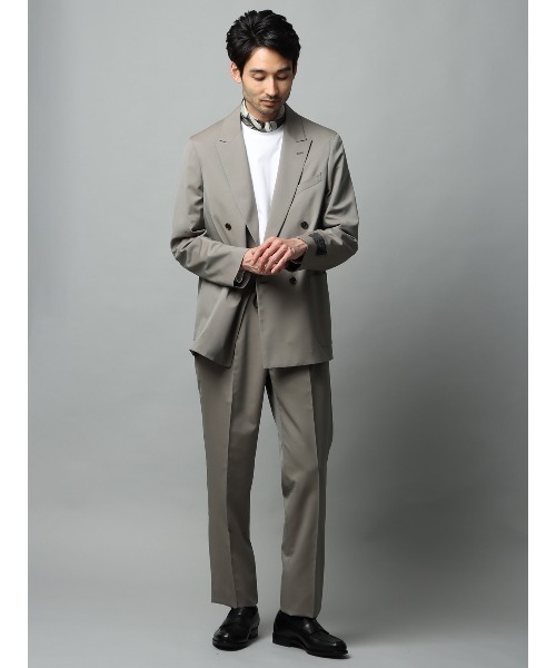 ダブルブレストジャケット CANONICO OFFLIMITS 無地（テーラード