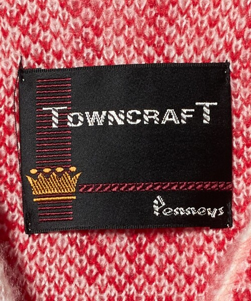TOWNCRAFT（タウンクラフト）の「【別注】＜TOWNCRAFT＞ニットカーディガン（カーディガン/ボレロ・レディース・ダークブラウン/レッド・FREE）」の21枚目の写真