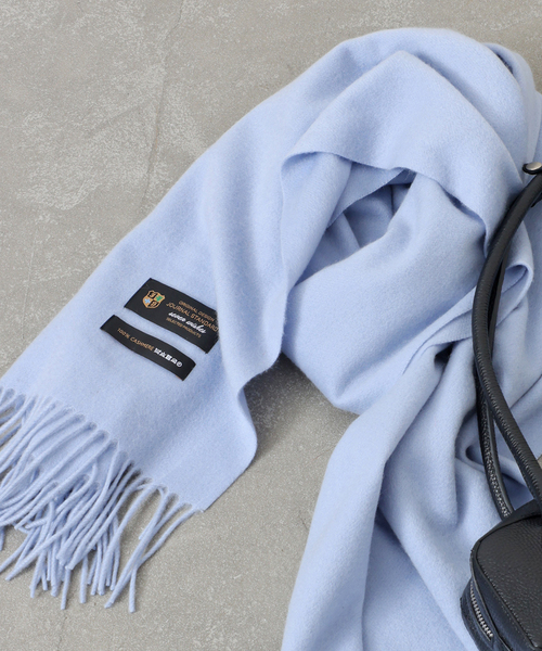 JOURNAL STANDARD（ジャーナルスタンダード）の「《追加2》Cashmere ストール（ストール/ショール・レディース・ブルー/グリーン系その他/レッド系その他/サックスブルー/ブラック/チャコールグレー/レッド・FREE）」の4枚目の写真