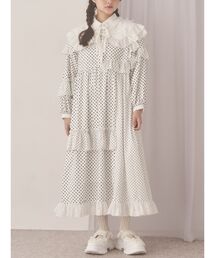 merry jenny | フリルドットデコレーションワンピース(ワンピース)