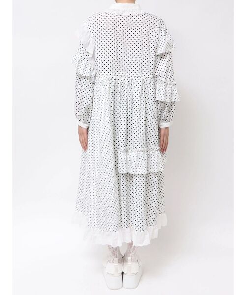 merry jenny（メリージェニー）の「フリルドットデコレーションワンピース（ワンピース・レディース・ネイビー/オフホワイト/グレー・FREE）」の21枚目の写真