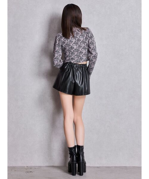 GYDA(ジェイダ)の「GYDA pattern プチハイニットトップス(ニット/セーター・レディース・オレンジ/グレー/オフホワイト/ブラック・FREE)」の11枚目の写真