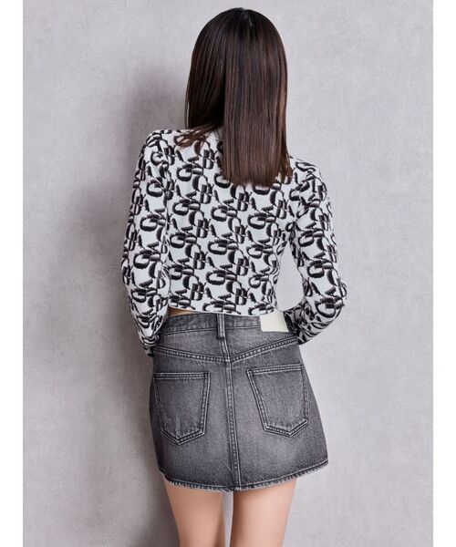 GYDA(ジェイダ)の「GYDA pattern プチハイニットトップス(ニット/セーター・レディース・オレンジ/グレー/オフホワイト/ブラック・FREE)」の16枚目の写真