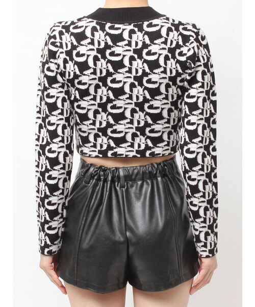 GYDA(ジェイダ)の「GYDA pattern プチハイニットトップス(ニット/セーター・レディース・オレンジ/グレー/オフホワイト/ブラック・FREE)」の22枚目の写真