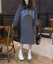 maison de LATIR（メゾンドラティール）の「オーバーサイズパーカーワンピース（ワンピース・レディース）」