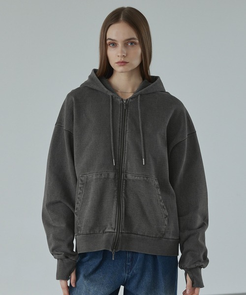 00s DOLCE&GABBANA カモ ダブルジップ パーカー グレー CALLNE