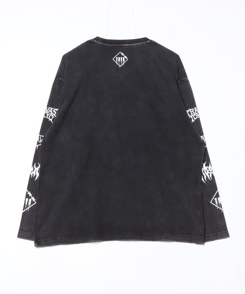 TRAVAS TOKYO/トラバス トーキョー』イラストプリント加工L/S Tee