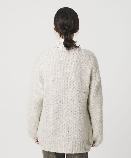 別注】＜TRICOTS JEAN MARC＞ミドルゲージ ノーボタンカーディガン