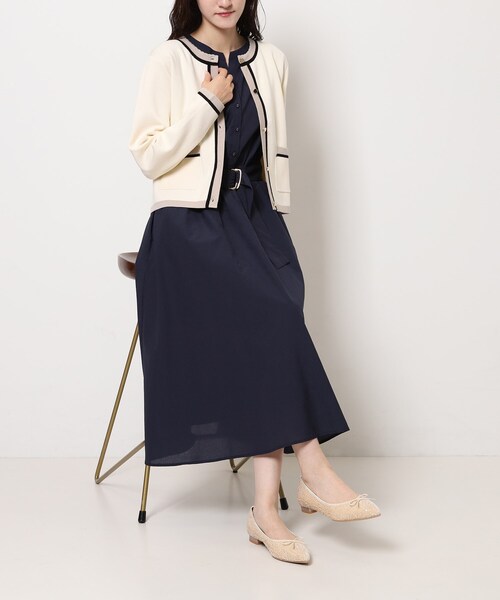 ESPERANZA（エスペランサ）の「ポインテッドリボンバレエパンプス（パンプス・レディース・ブラック系2/ベージュ系2/ブラック系8・22.5cm/23.0cm/23.5cm/24.0cm/24.5cm/25.0cm）」の9枚目の写真