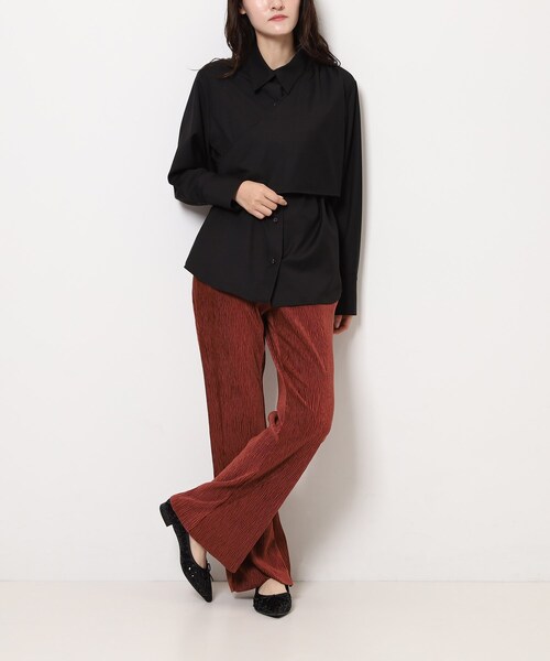 ESPERANZA（エスペランサ）の「ポインテッドリボンバレエパンプス（パンプス・レディース・ブラック系2/ベージュ系2/ブラック系8・22.5cm/23.0cm/23.5cm/24.0cm/24.5cm/25.0cm）」の12枚目の写真