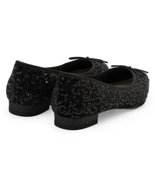 ESPERANZA（エスペランサ）の「ポインテッドリボンバレエパンプス（パンプス・レディース・ブラック系2/ベージュ系2/ブラック系8・22.5cm/23.0cm/23.5cm/24.0cm/24.5cm/25.0cm）」の19枚目の写真