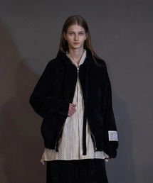 my beautiful landlet（マイビューティフルランドレット）の「【my beautiful landlet】 CHENILLE KNIT ZIP HOODIE（パーカー）」