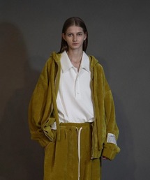 my beautiful landlet（マイビューティフルランドレット）の「【my beautiful landlet】 CHENILLE KNIT ZIP HOODIE（パーカー）」