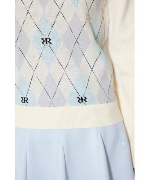 RIENDA GOLF(リエンダゴルフ)の「【RIENDA GOLF】アーガイルジャガードニットトップス 秋服 冬服(ニット/セーター・レディース・ブラウン/ホワイト/ピンク・MEDIUM/SMALL)」の18枚目の写真