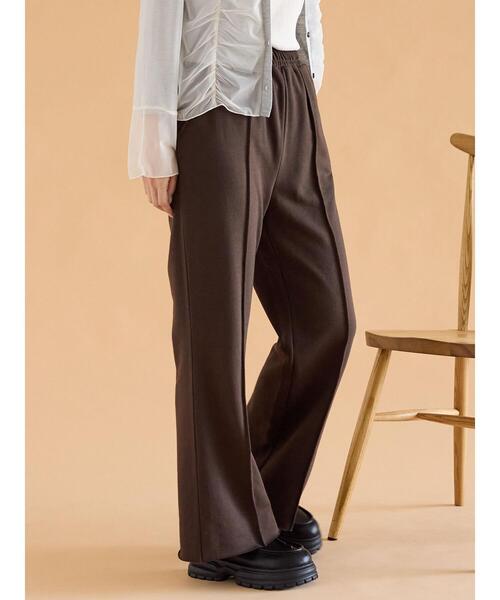 ehka sopo（エヘカソポ）の「フレアスウェットパンツ（その他パンツ・レディース・ブラウン/グレー/キナリ・F）」の12枚目の写真