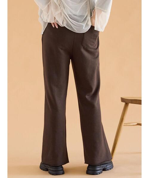 ehka sopo（エヘカソポ）の「フレアスウェットパンツ（その他パンツ・レディース・ブラウン/グレー/キナリ・F）」の14枚目の写真