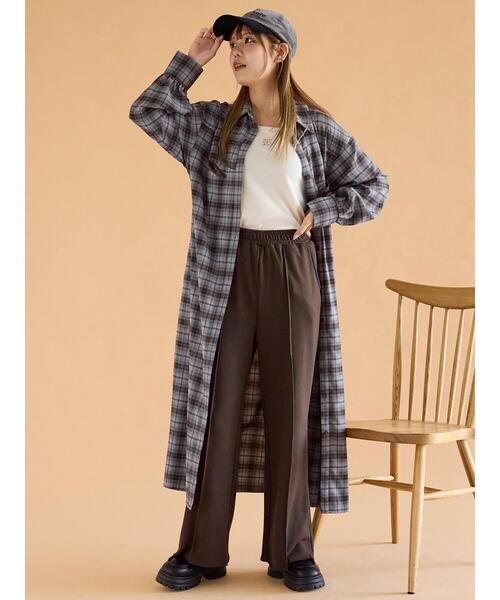 ehka sopo（エヘカソポ）の「フレアスウェットパンツ（その他パンツ・レディース・ブラウン/グレー/キナリ・F）」の17枚目の写真