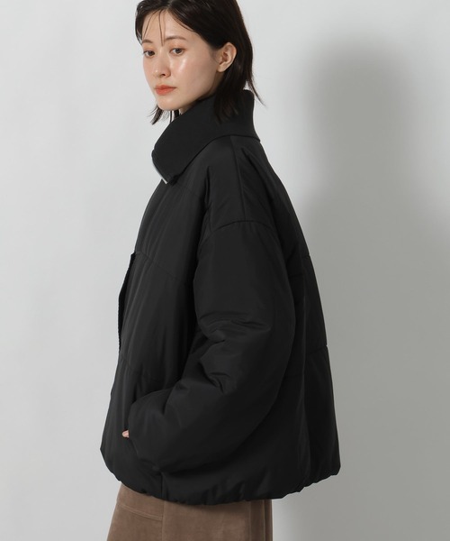 LAKOLE（ラコレ）の「ハーフZIP風中綿ブルゾン / 496627（ブルゾン・レディース・ブラック/ブラウン/アイボリー・FREE）」の17枚目の写真