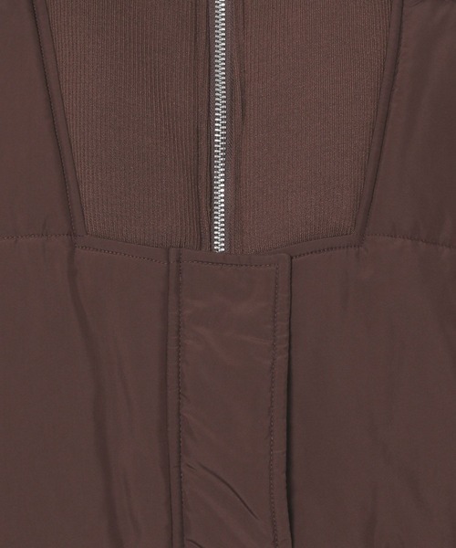 LAKOLE（ラコレ）の「ハーフZIP風中綿ブルゾン / 496627（ブルゾン・レディース・ブラック/ブラウン/アイボリー・FREE）」の13枚目の写真