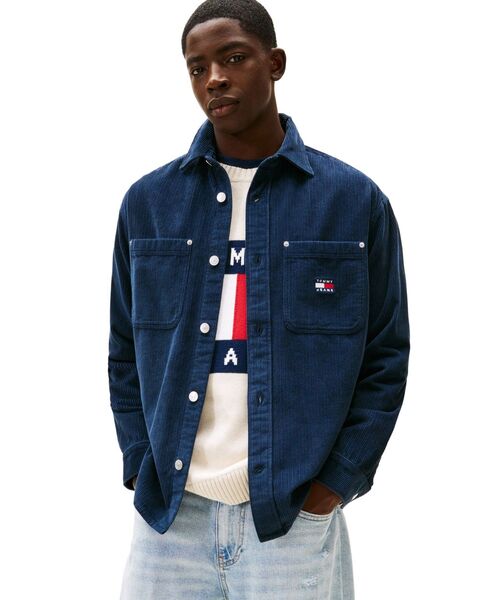 tommy jeans（トミー ジーンズ）の「リラックスウォッシュドコーデュロイシャツ（シャツ/ブラウス・メンズ・ネイビー/ブラウン系その他・X-LARGE/LARGE/SMALL/MEDIUM）」の2枚目の写真
