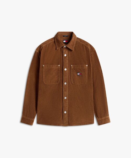 tommy jeans（トミー ジーンズ）の「リラックスウォッシュドコーデュロイシャツ（シャツ/ブラウス・メンズ・ネイビー/ブラウン系その他・X-LARGE/LARGE/SMALL/MEDIUM）」の10枚目の写真