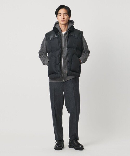 UNITED ARROWS（ユナイテッドアローズ）の「＜LOOPWHEELER x LOWERCASE for UNITED ARROWS＞ジップアップ スウェット（パーカー・メンズ・ネイビー/ダークグレー・XL/L/S/M）」の3枚目の写真