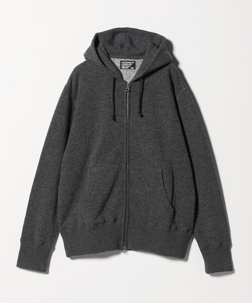 UNITED ARROWS（ユナイテッドアローズ）の「＜LOOPWHEELER x LOWERCASE for UNITED ARROWS＞ジップアップ スウェット（パーカー・メンズ・ネイビー/ダークグレー・XL/L/S/M）」の8枚目の写真