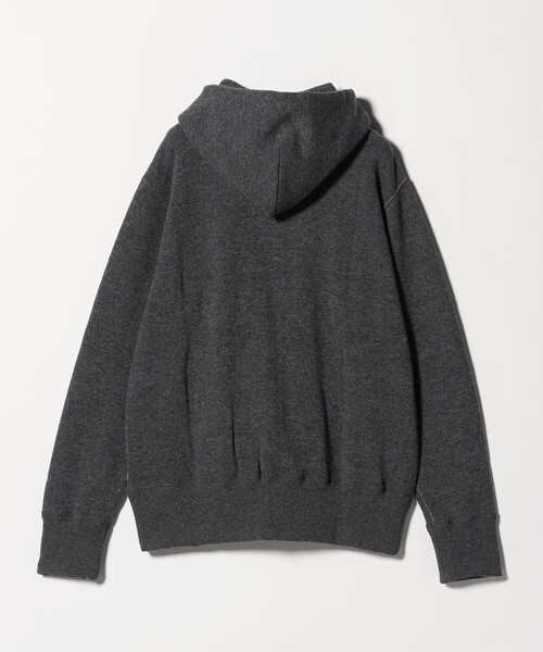 UNITED ARROWS（ユナイテッドアローズ）の「＜LOOPWHEELER x LOWERCASE for UNITED ARROWS＞ジップアップ スウェット（パーカー・メンズ・ネイビー/ダークグレー・XL/L/S/M）」の9枚目の写真