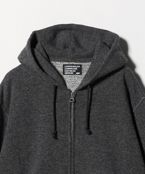 UNITED ARROWS（ユナイテッドアローズ）の「＜LOOPWHEELER x LOWERCASE for UNITED ARROWS＞ジップアップ スウェット（パーカー・メンズ・ネイビー/ダークグレー・XL/L/S/M）」の10枚目の写真