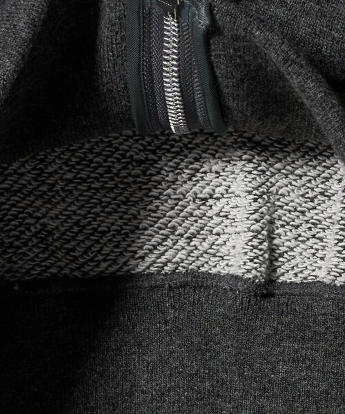 UNITED ARROWS（ユナイテッドアローズ）の「＜LOOPWHEELER x LOWERCASE for UNITED ARROWS＞ジップアップ スウェット（パーカー・メンズ・ネイビー/ダークグレー・XL/L/S/M）」の16枚目の写真