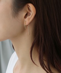 colleca la（コレカラ）の「ノンホール・ダブルバーイヤリング（イヤリング）」