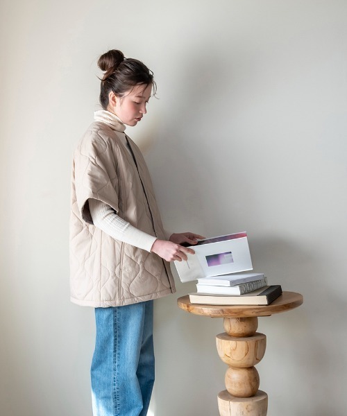 TIMELESS COMFORT（タイムレスコンフォート）の「DAN-TEN（ダンテン）コンフリーショートスリーブ（その他ルームウェア・レディース・ライトベージュ/チャコールグレー/セージグリーン・ONE SIZE）」の11枚目の写真