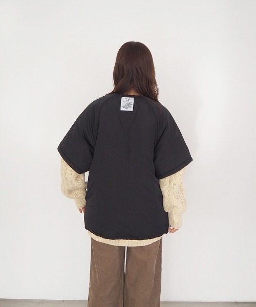 TIMELESS COMFORT（タイムレスコンフォート）の「DAN-TEN（ダンテン）コンフリーショートスリーブ（その他ルームウェア・レディース・ライトベージュ/チャコールグレー/セージグリーン・ONE SIZE）」の22枚目の写真