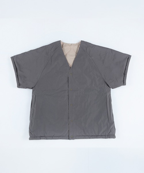 TIMELESS COMFORT（タイムレスコンフォート）の「DAN-TEN（ダンテン）コンフリーショートスリーブ（その他ルームウェア・レディース・ライトベージュ/チャコールグレー/セージグリーン・ONE SIZE）」の8枚目の写真