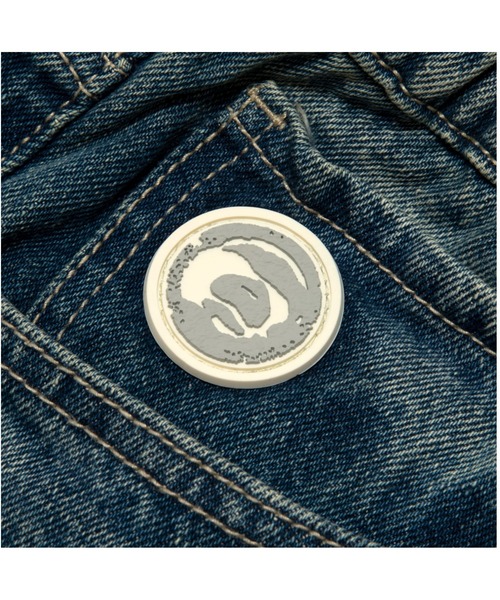 AAPE BY A BATHING APE（エーエイプバイアベイシングエイプ）の「AAPE MAIN DENIM PANTS（デニムパンツ・メンズ・ライトブルー/ネイビー・X-LARGE/MEDIUM/SMALL/LARGE）」の4枚目の写真