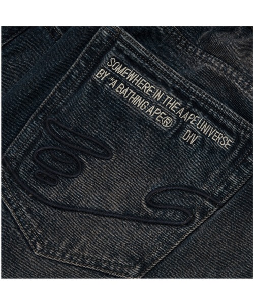 AAPE BY A BATHING APE（エーエイプバイアベイシングエイプ）の「AAPE MAIN DENIM PANTS（デニムパンツ・メンズ・ライトブルー/ネイビー・X-LARGE/MEDIUM/SMALL/LARGE）」の9枚目の写真