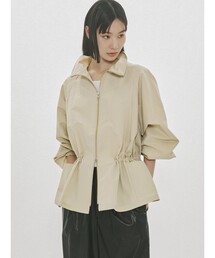 MIDIUMISOLID for Ladies テントラインジップジャケット