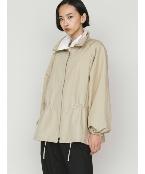 MIDIUMISOLID(ミディウミソリッド)の「MIDIUMISOLID for Ladies テントラインジップジャケット(その他アウター・レディース・ベージュ/ブラック・FREE)」の22枚目の写真