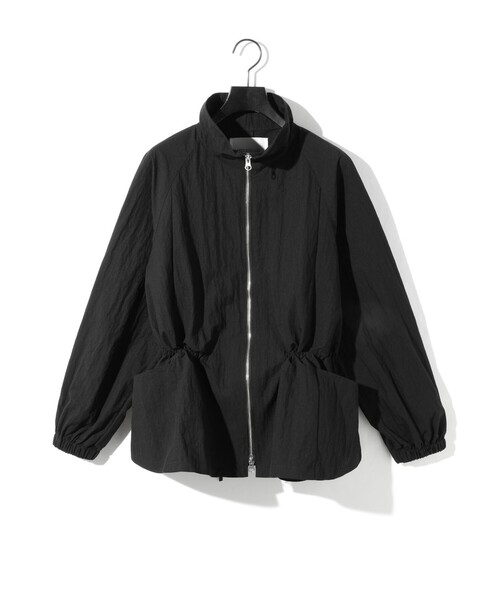 MIDIUMISOLID(ミディウミソリッド)の「MIDIUMISOLID for Ladies テントラインジップジャケット(その他アウター・レディース・ベージュ/ブラック・FREE)」の7枚目の写真