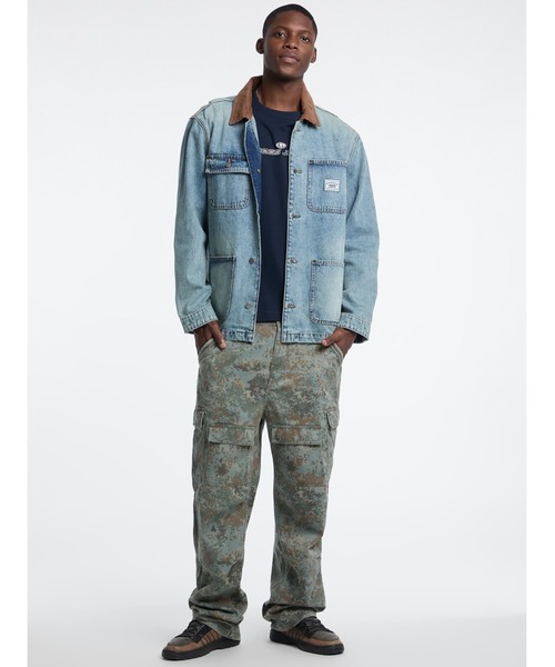 Guess（ゲス）の「GUESS Originals Twill Cargo Pant カーゴパンツ（カーゴパンツ・メンズ・グリーン系カモフラージュ・30inch/32inch/33inch/28inch/29inch/31inch）」の5枚目の写真