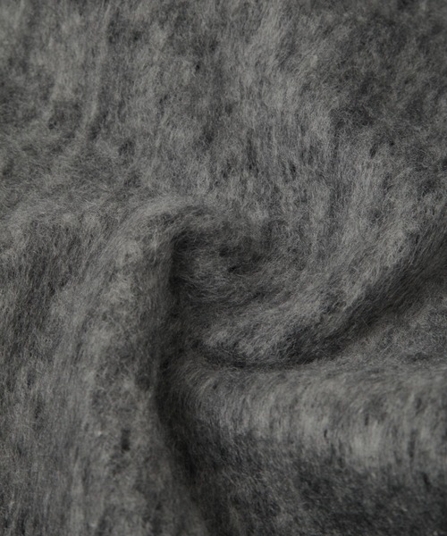 RAGEBLUE（レイジブルー）の「アソートフトフリンジマフラー（マフラー・レディース・オフホワイト/ネイビー/ライトブルー/ブラック/ワインレッド/キャメル・FREE）」の9枚目の写真